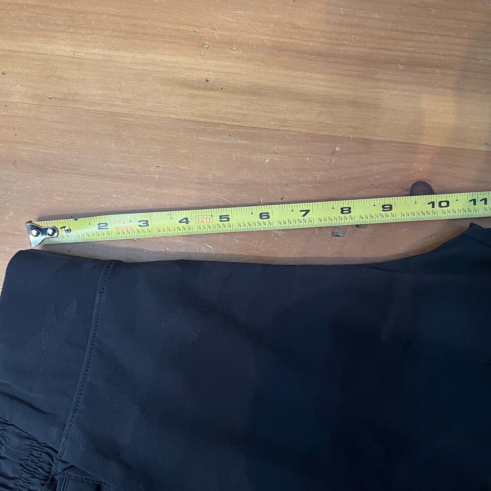 Athleta Brooklyn Textured Jogger Athleisure Pull On Women Black Camo Size 4 - Picture 8 of 9